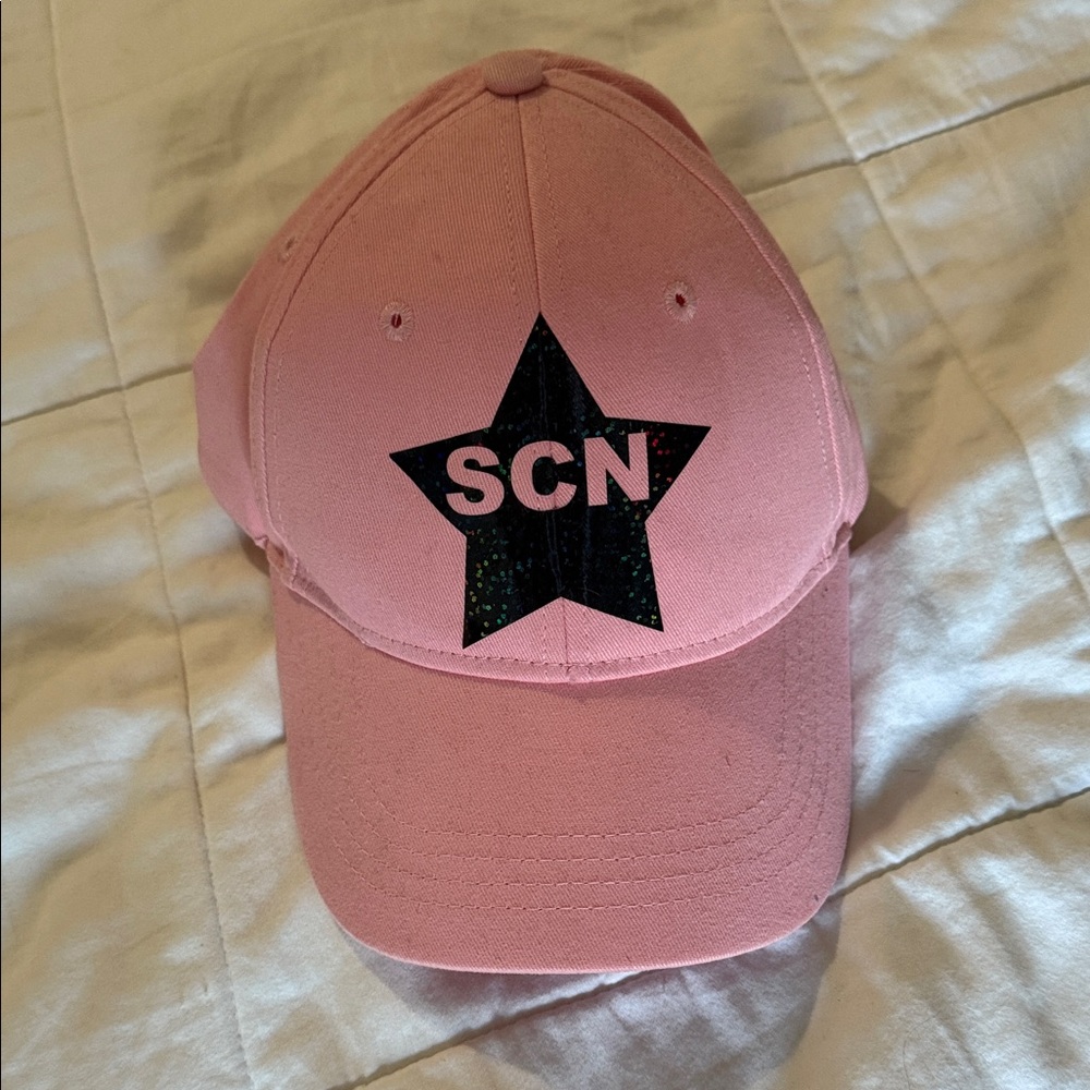 Pink Star Kids Cap